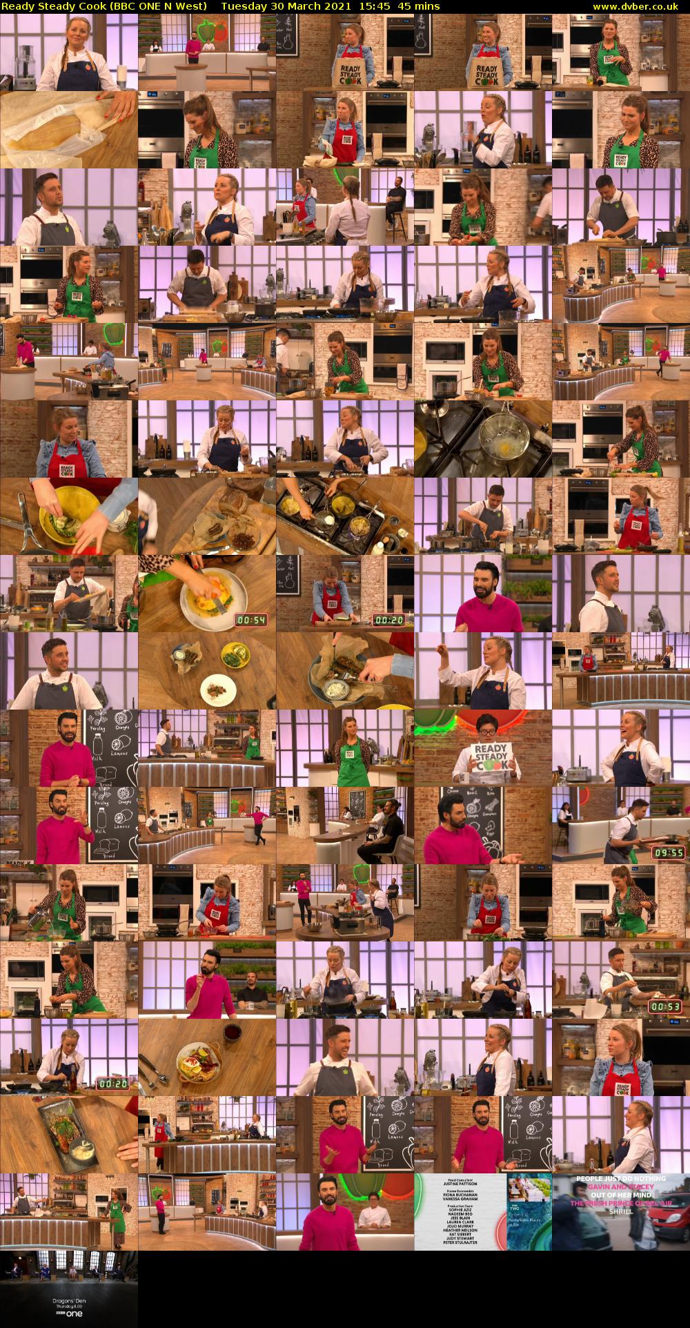 Ready Steady Cook (BBC ONE N West) Tuesday 30 March 2021 15:45 - 16:30