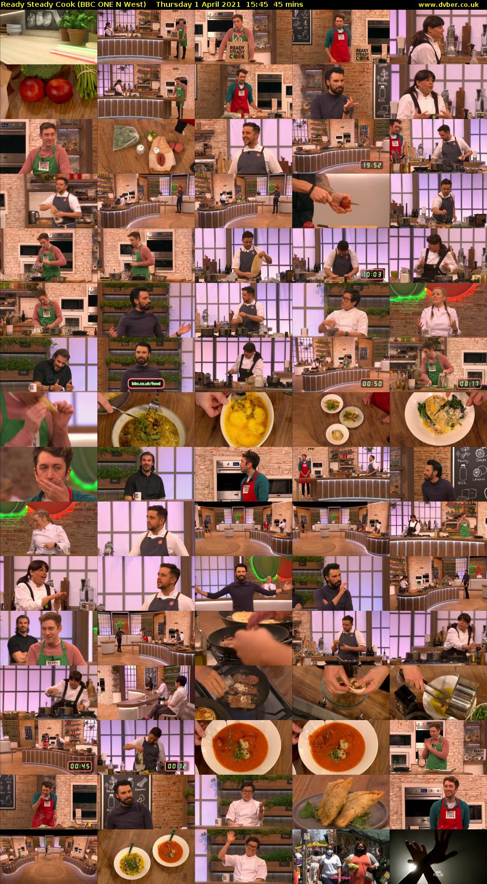 Ready Steady Cook (BBC ONE N West) Thursday 1 April 2021 15:45 - 16:30