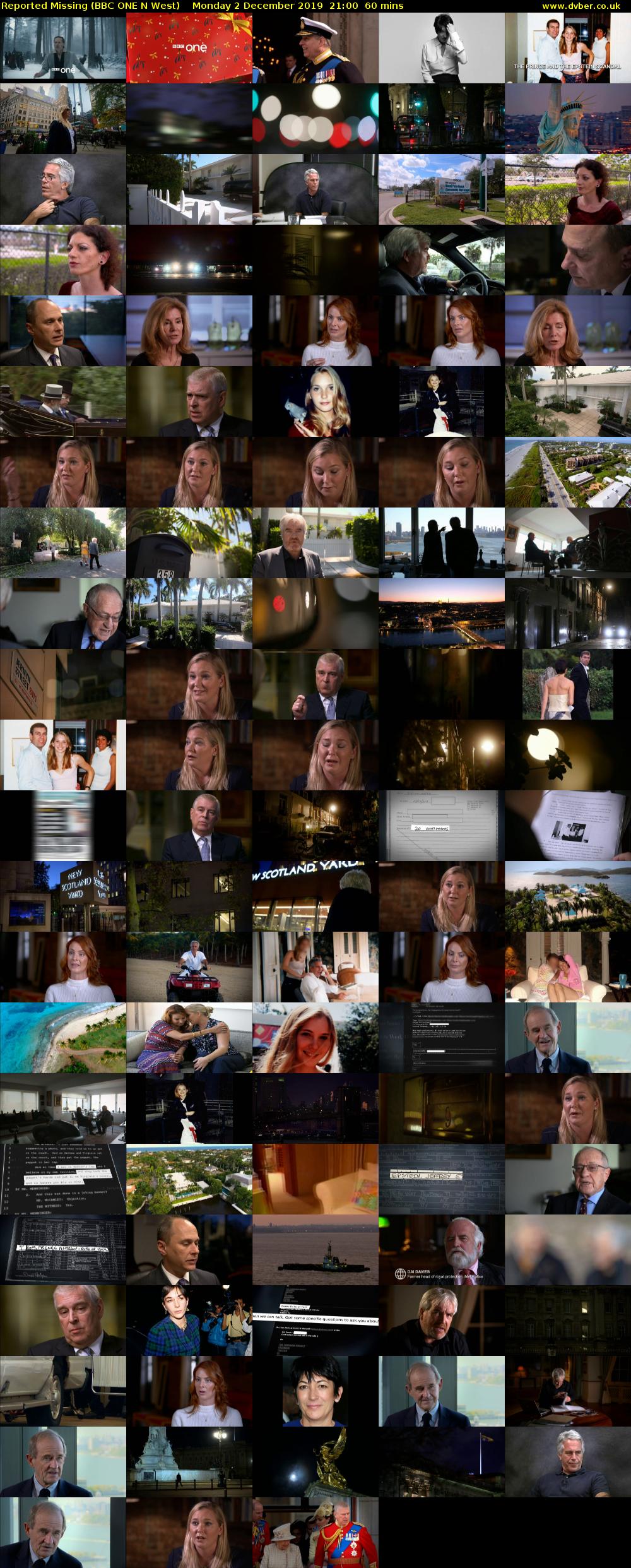 Reported Missing (BBC ONE N West) Monday 2 December 2019 21:00 - 22:00