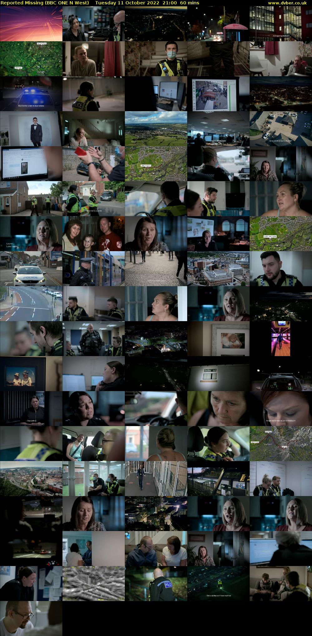 Reported Missing (BBC ONE N West) Tuesday 11 October 2022 21:00 - 22:00