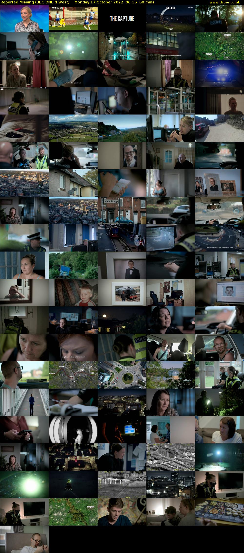 Reported Missing (BBC ONE N West) Monday 17 October 2022 00:35 - 01:35