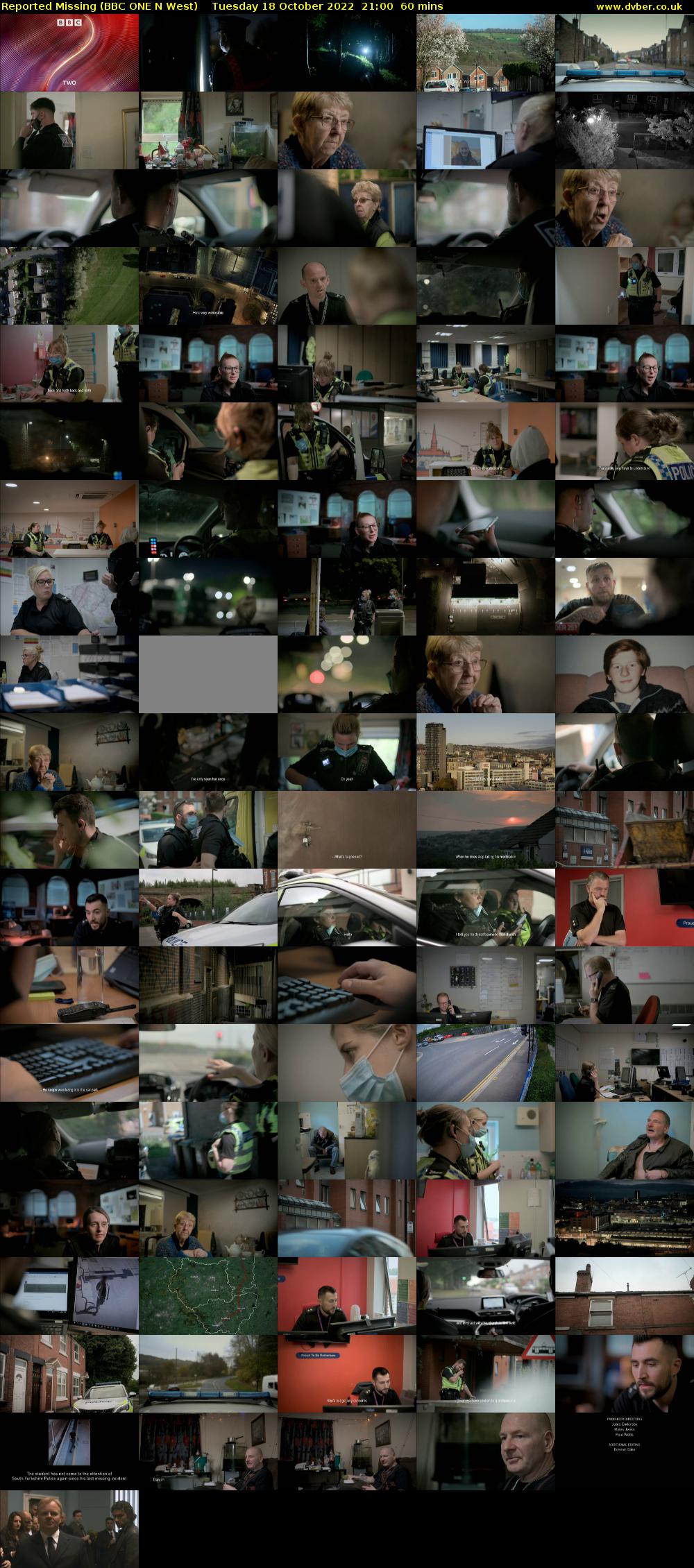 Reported Missing (BBC ONE N West) Tuesday 18 October 2022 21:00 - 22:00