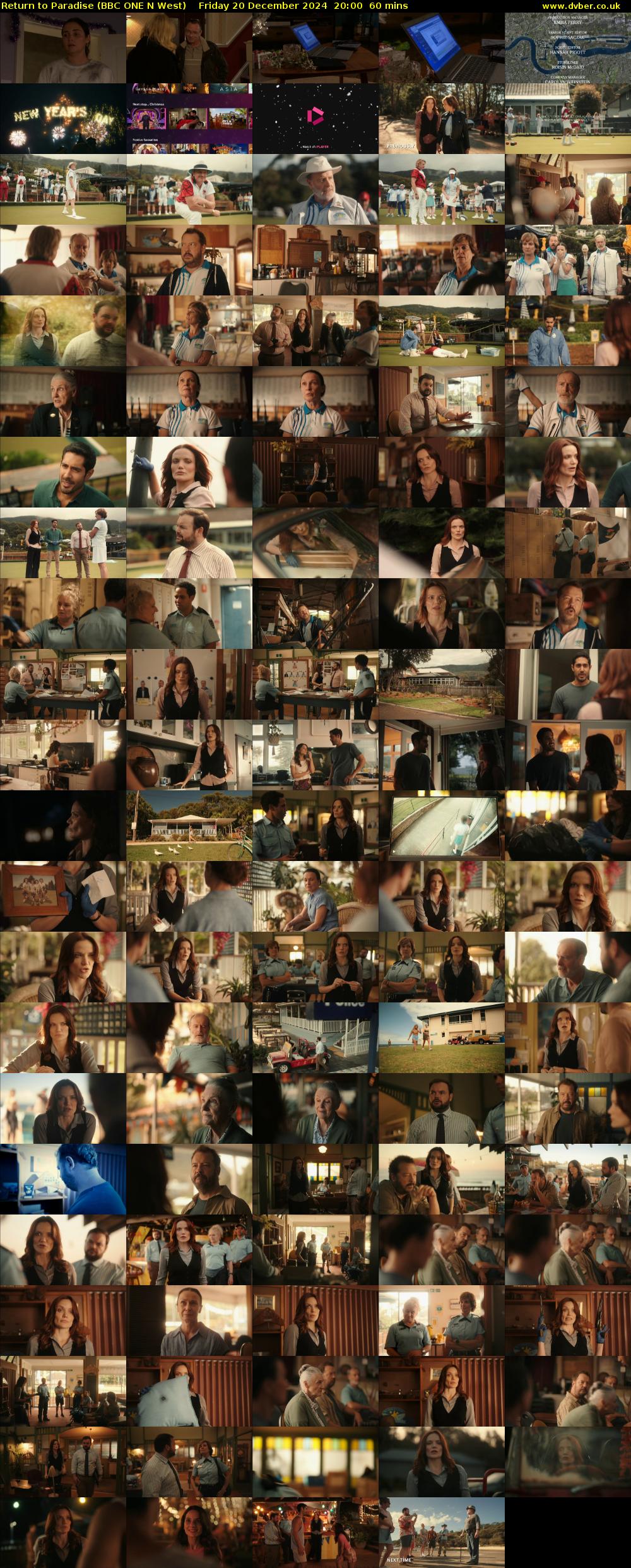 Return to Paradise (BBC ONE N West) Friday 20 December 2024 20:00 - 21:00