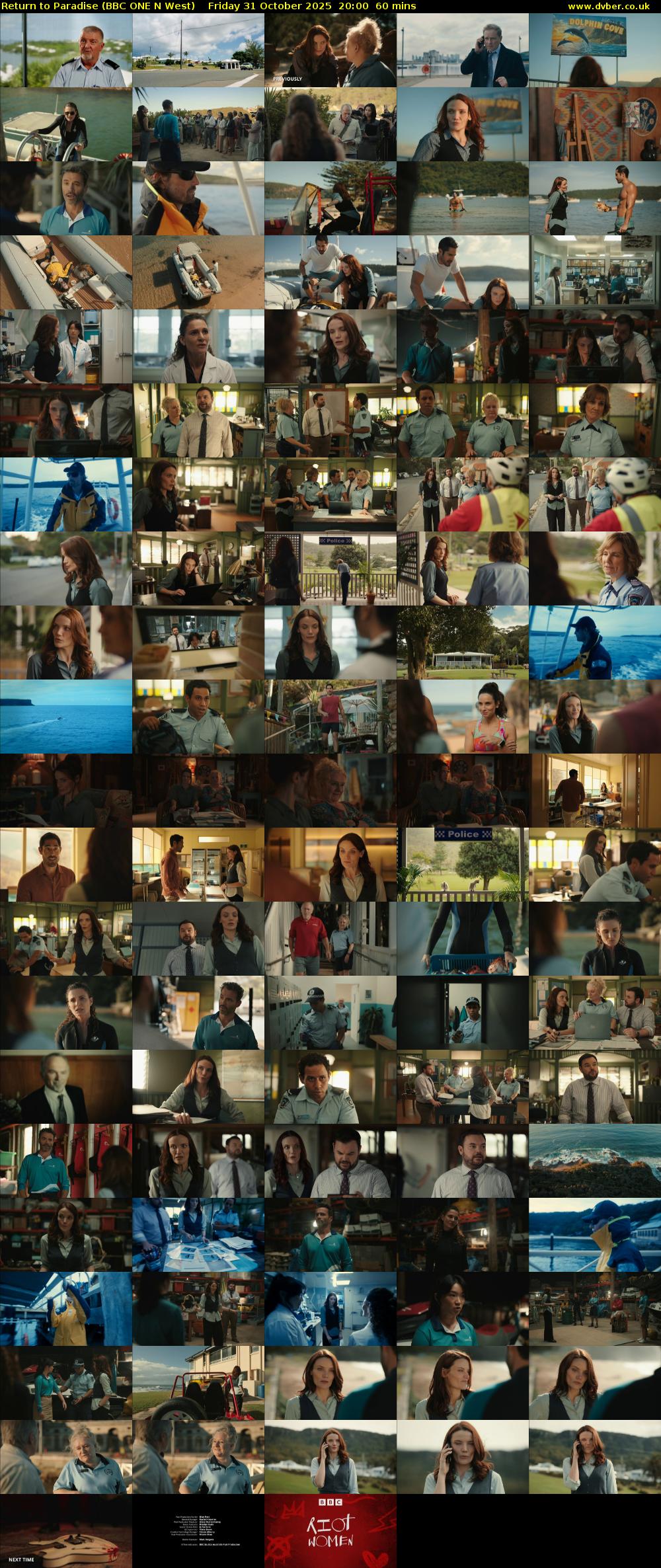 Return to Paradise (BBC ONE N West) Friday 31 October 2025 20:00 - 21:00