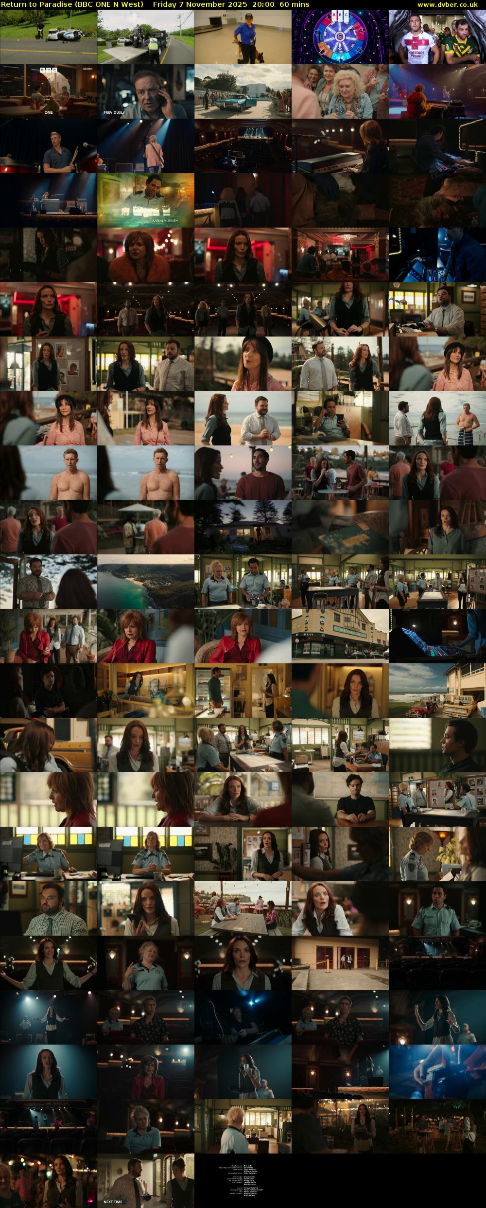 Return to Paradise (BBC ONE N West) Friday 7 November 2025 20:00 - 21:00