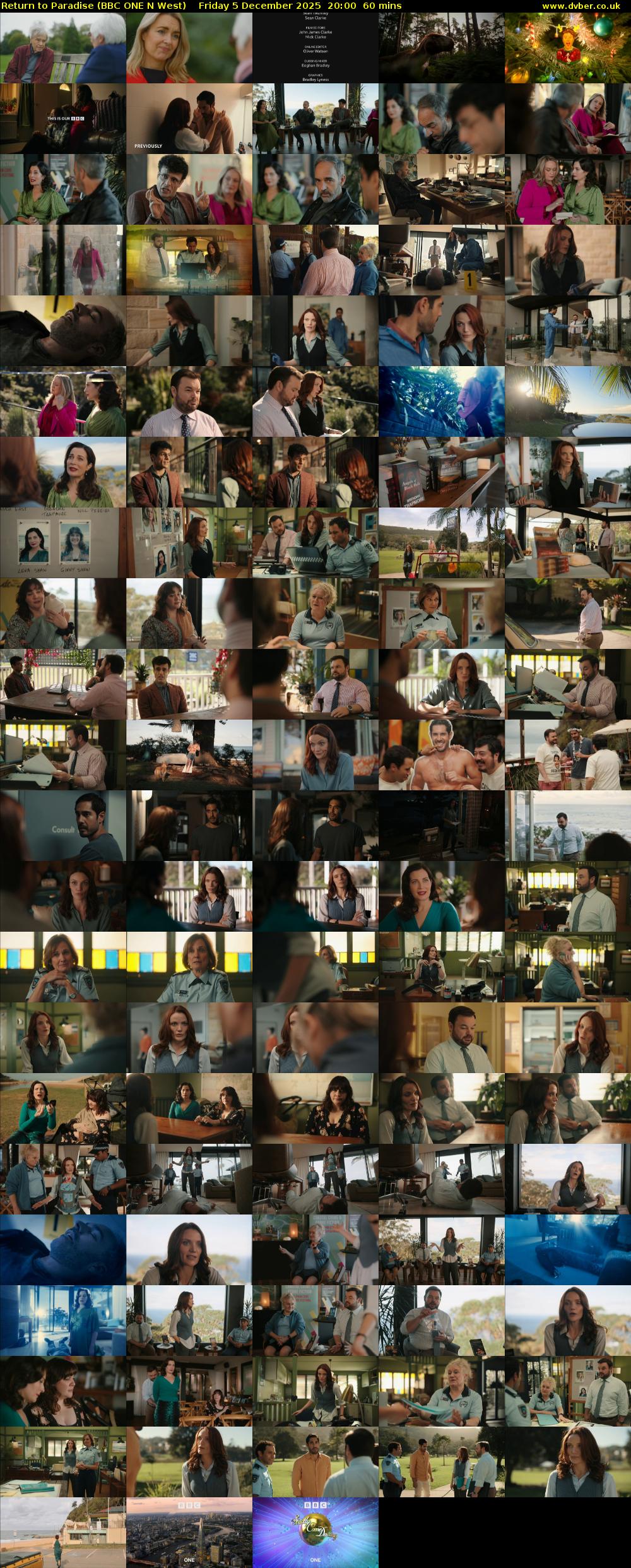 Return to Paradise (BBC ONE N West) Friday 5 December 2025 20:00 - 21:00