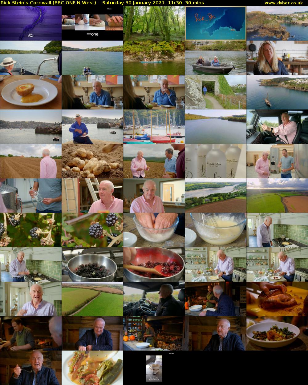Rick Stein's Cornwall (BBC ONE N West) Saturday 30 January 2021 11:30 - 12:00