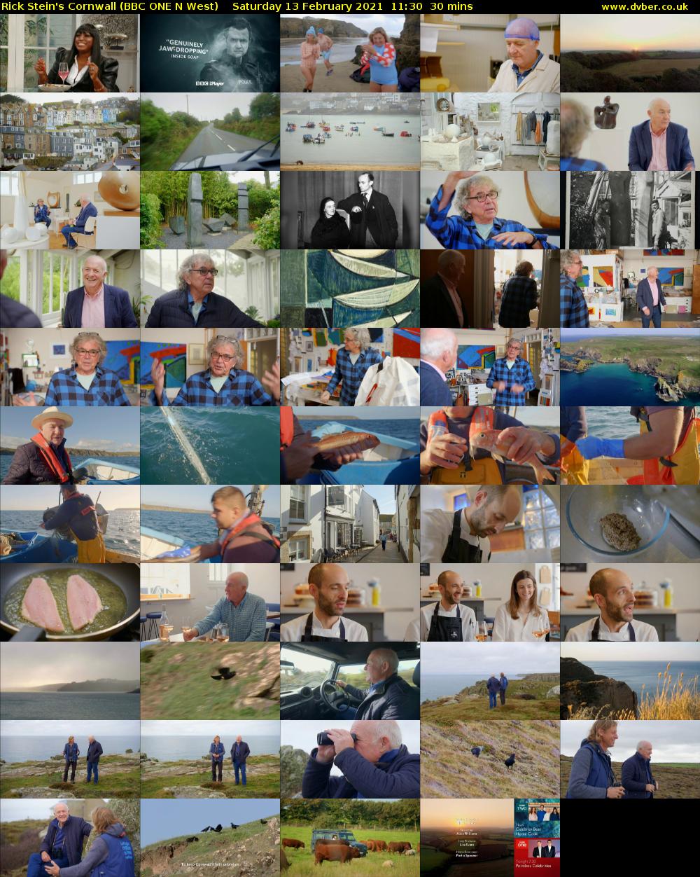 Rick Stein's Cornwall (BBC ONE N West) Saturday 13 February 2021 11:30 - 12:00