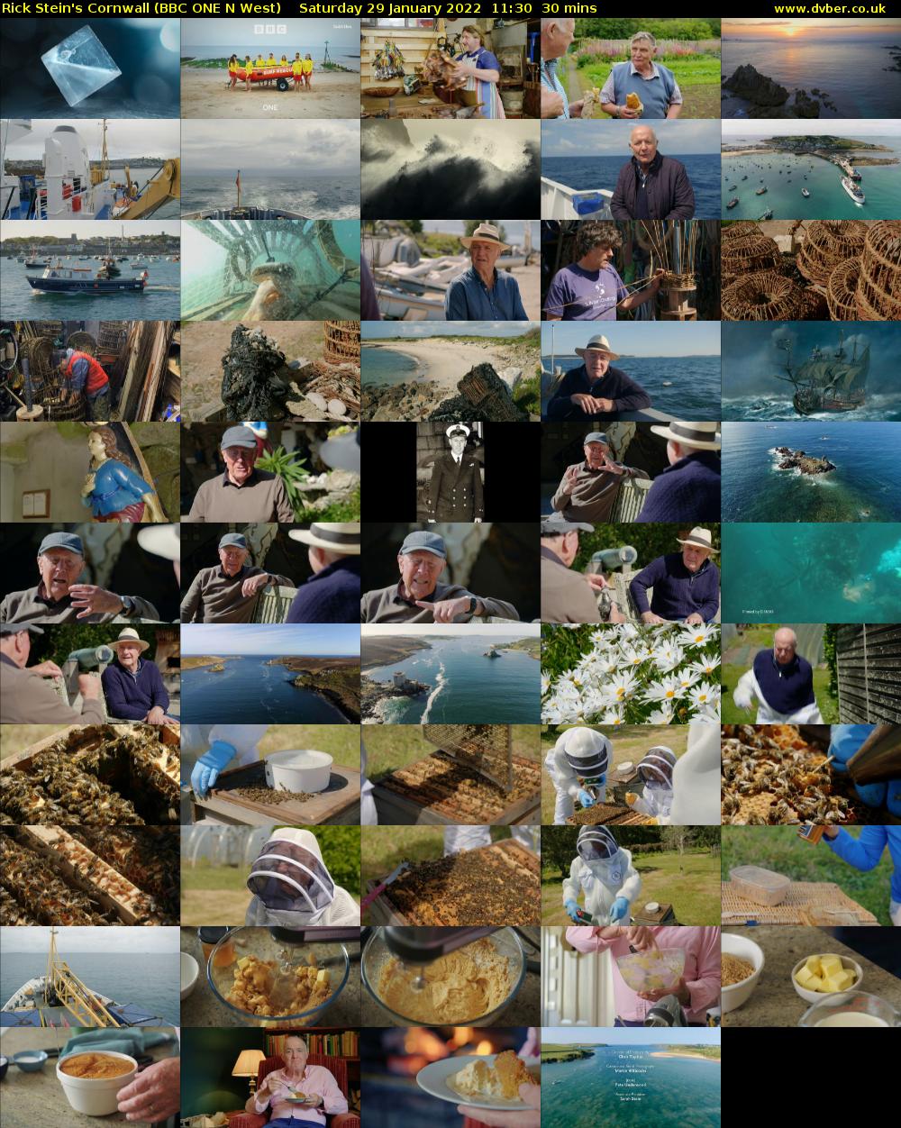 Rick Stein's Cornwall (BBC ONE N West) Saturday 29 January 2022 11:30 - 12:00