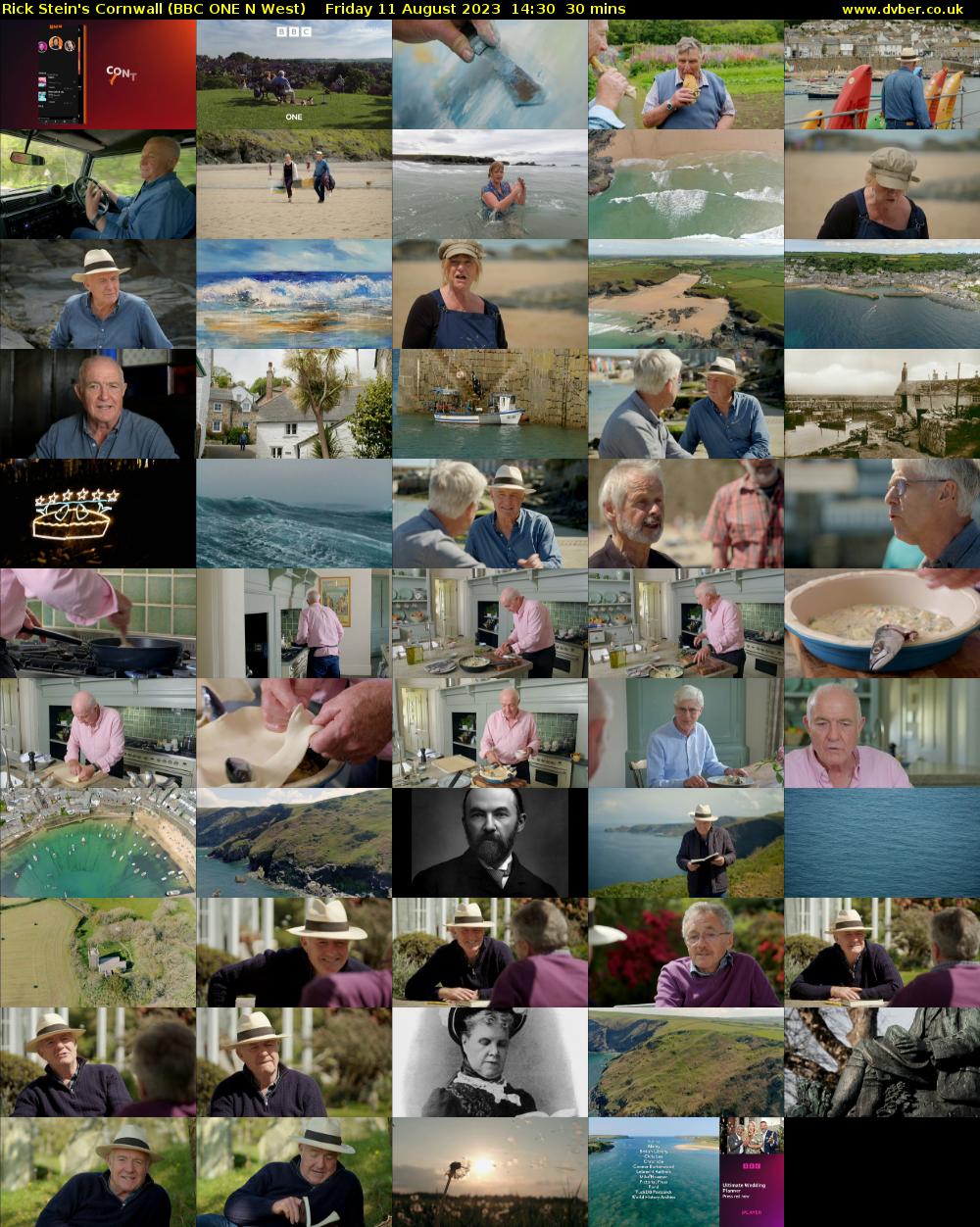 Rick Stein's Cornwall (BBC ONE N West) Friday 11 August 2023 14:30 - 15:00