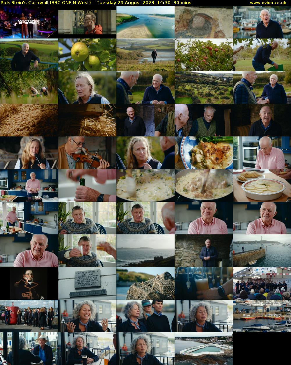 Rick Stein's Cornwall (BBC ONE N West) Tuesday 29 August 2023 14:30 - 15:00