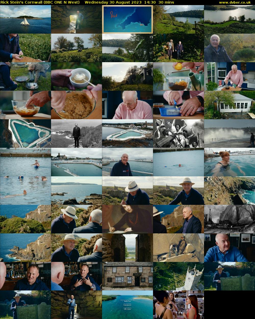 Rick Stein's Cornwall (BBC ONE N West) Wednesday 30 August 2023 14:30 - 15:00