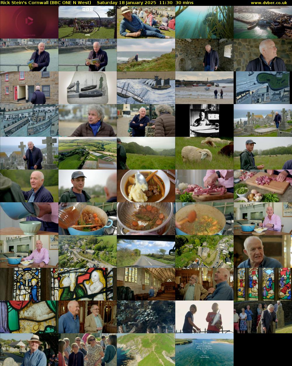 Rick Stein's Cornwall (BBC ONE N West) Saturday 18 January 2025 11:30 - 12:00