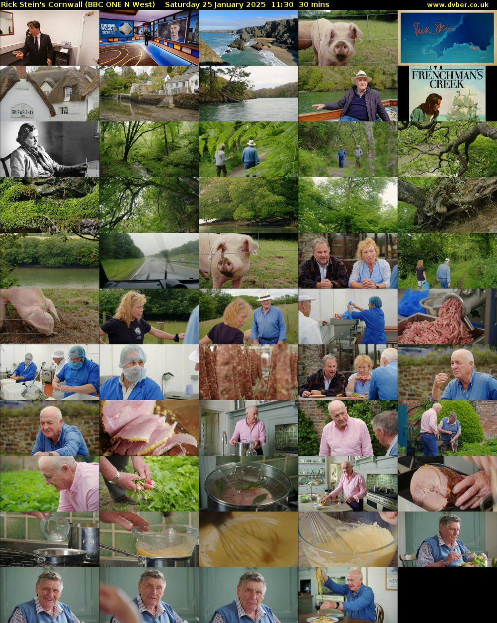 Rick Stein's Cornwall (BBC ONE N West) Saturday 25 January 2025 11:30 - 12:00