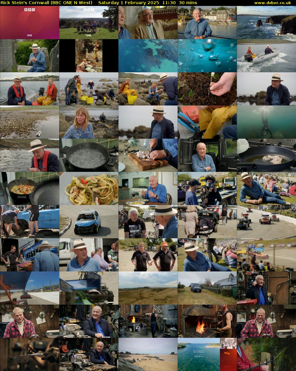 Rick Stein's Cornwall (BBC ONE N West) Saturday 1 February 2025 11:30 - 12:00