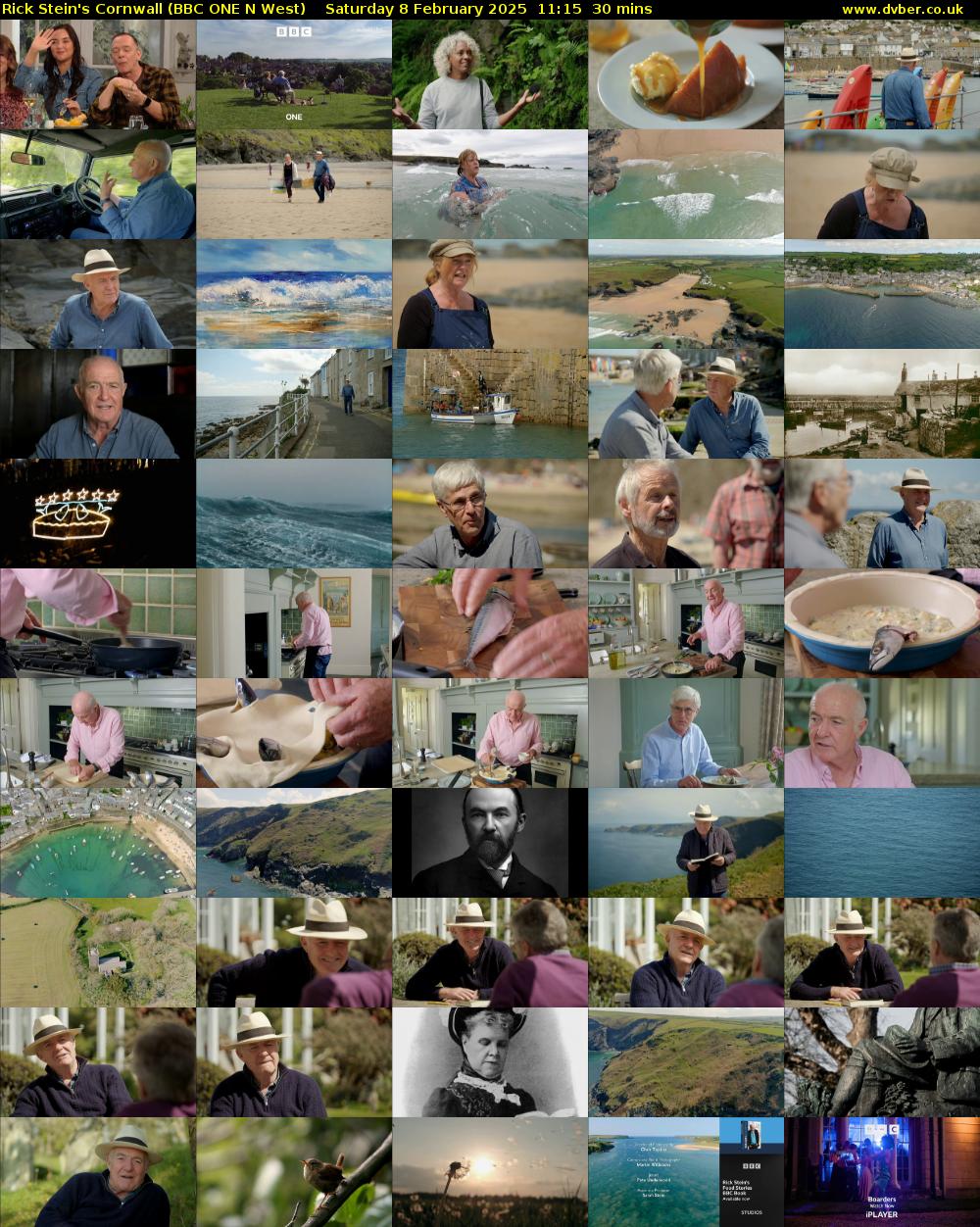 Rick Stein's Cornwall (BBC ONE N West) Saturday 8 February 2025 11:15 - 11:45