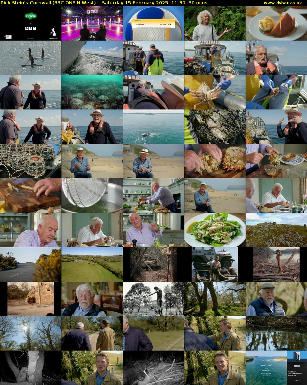 Rick Stein's Cornwall (BBC ONE N West) Saturday 15 February 2025 11:30 - 12:00