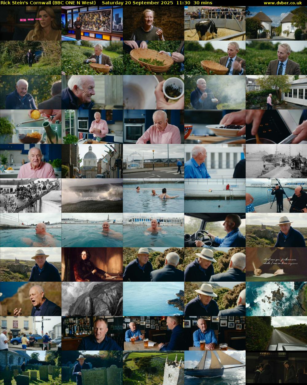 Rick Stein's Cornwall (BBC ONE N West) Saturday 20 September 2025 11:30 - 12:00