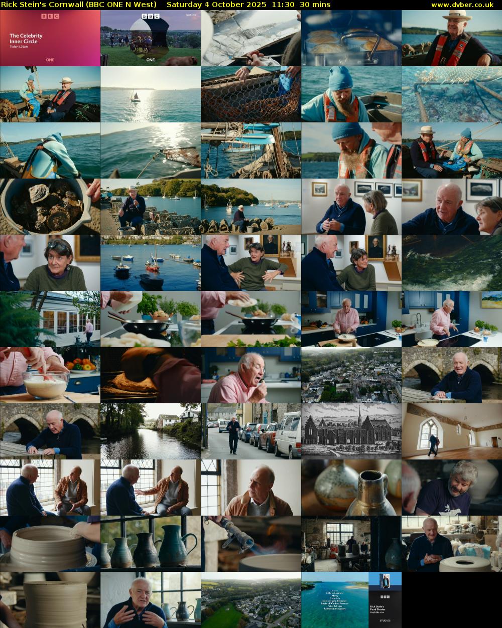 Rick Stein's Cornwall (BBC ONE N West) Saturday 4 October 2025 11:30 - 12:00