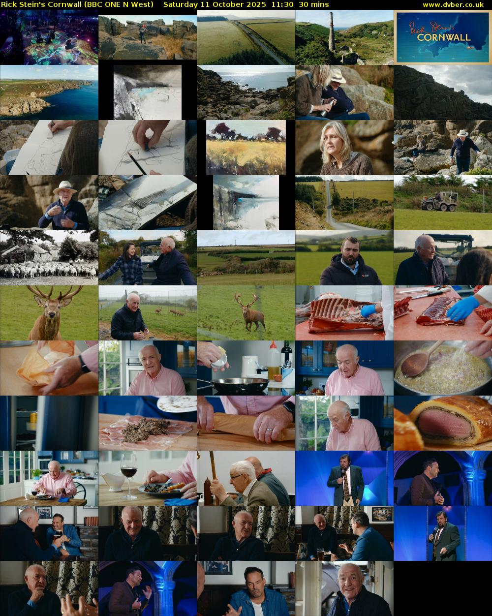 Rick Stein's Cornwall (BBC ONE N West) Saturday 11 October 2025 11:30 - 12:00