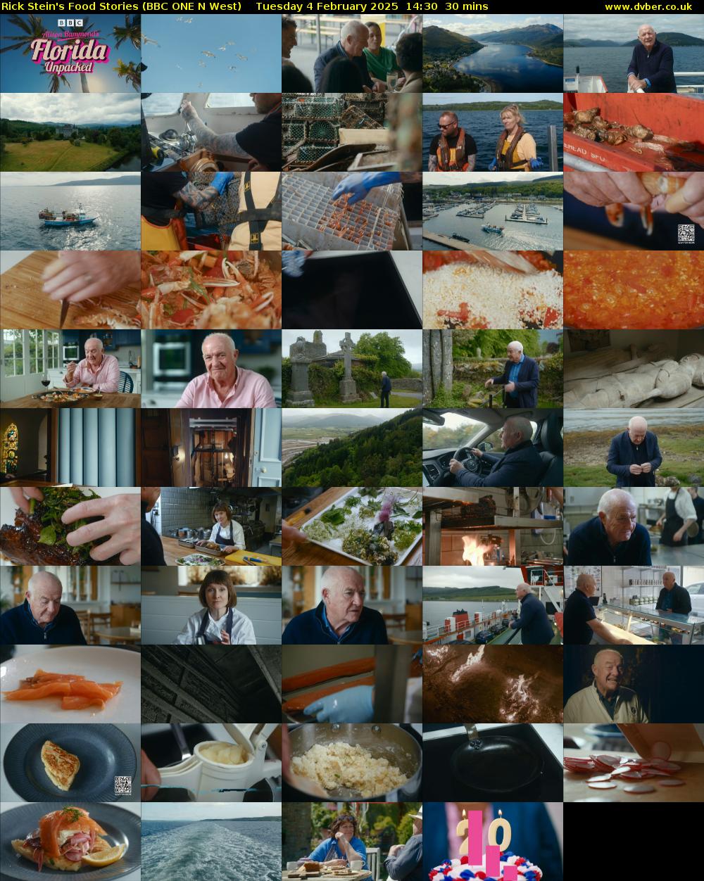 Rick Stein's Food Stories (BBC ONE N West) Tuesday 4 February 2025 14:30 - 15:00