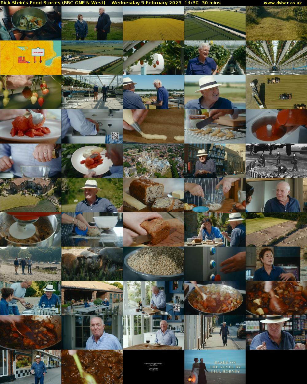 Rick Stein's Food Stories (BBC ONE N West) Wednesday 5 February 2025 14:30 - 15:00