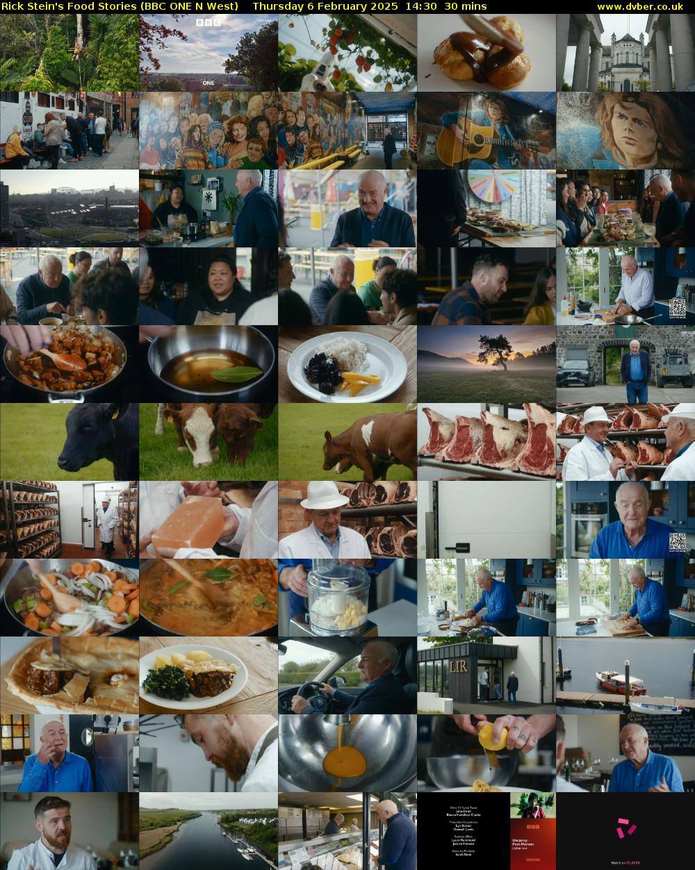 Rick Stein's Food Stories (BBC ONE N West) Thursday 6 February 2025 14:30 - 15:00