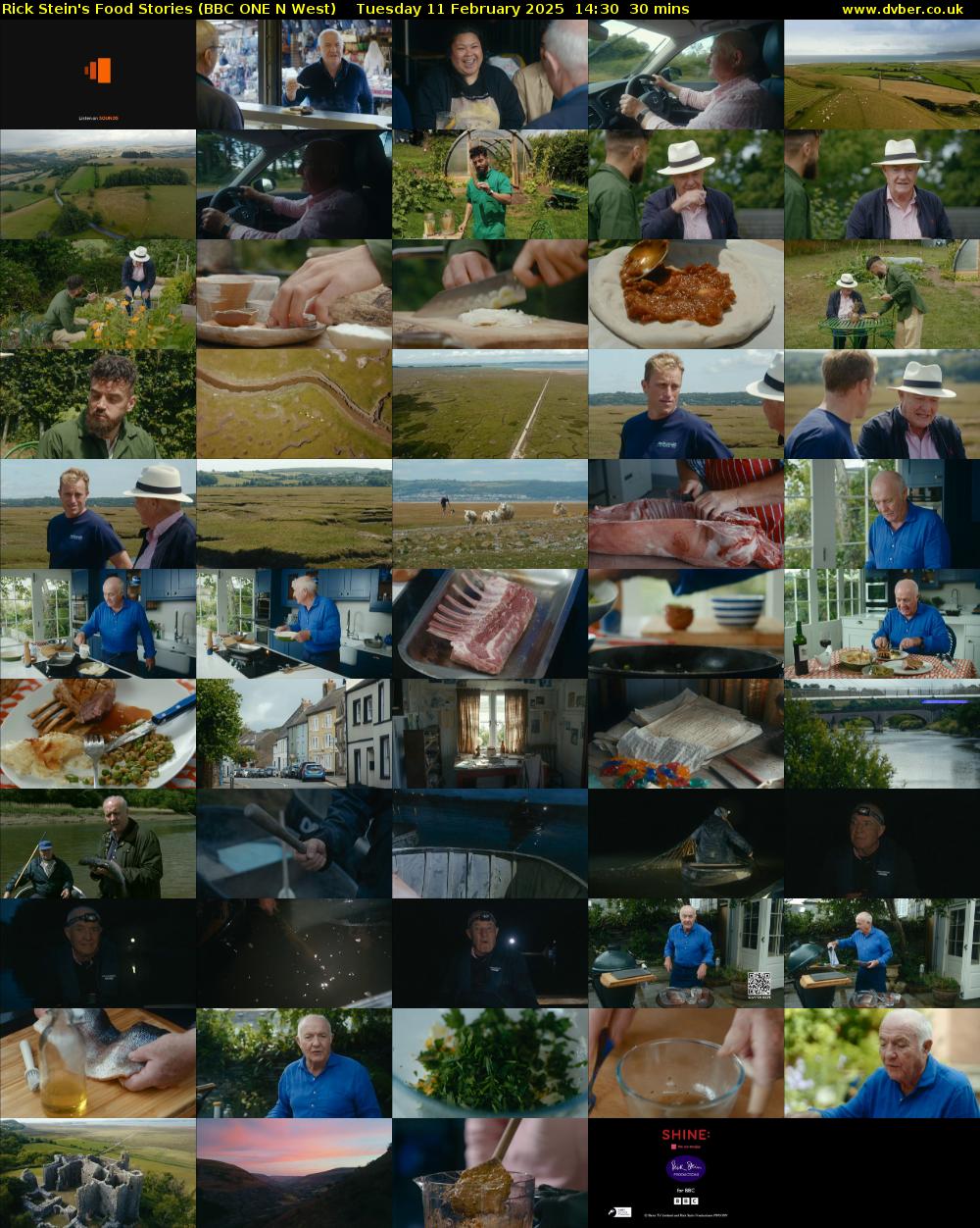 Rick Stein's Food Stories (BBC ONE N West) Tuesday 11 February 2025 14:30 - 15:00