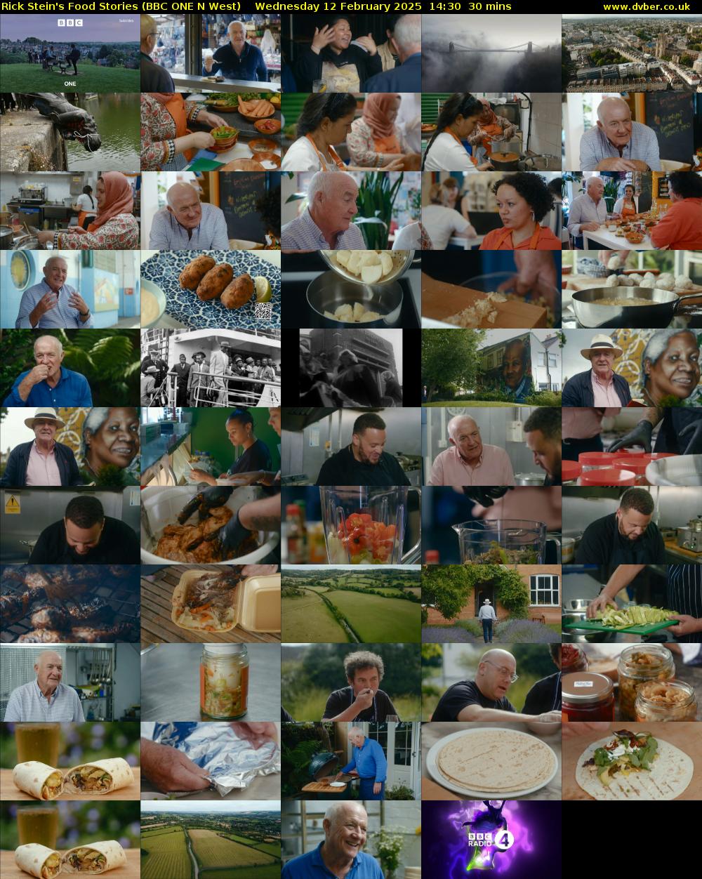 Rick Stein's Food Stories (BBC ONE N West) Wednesday 12 February 2025 14:30 - 15:00