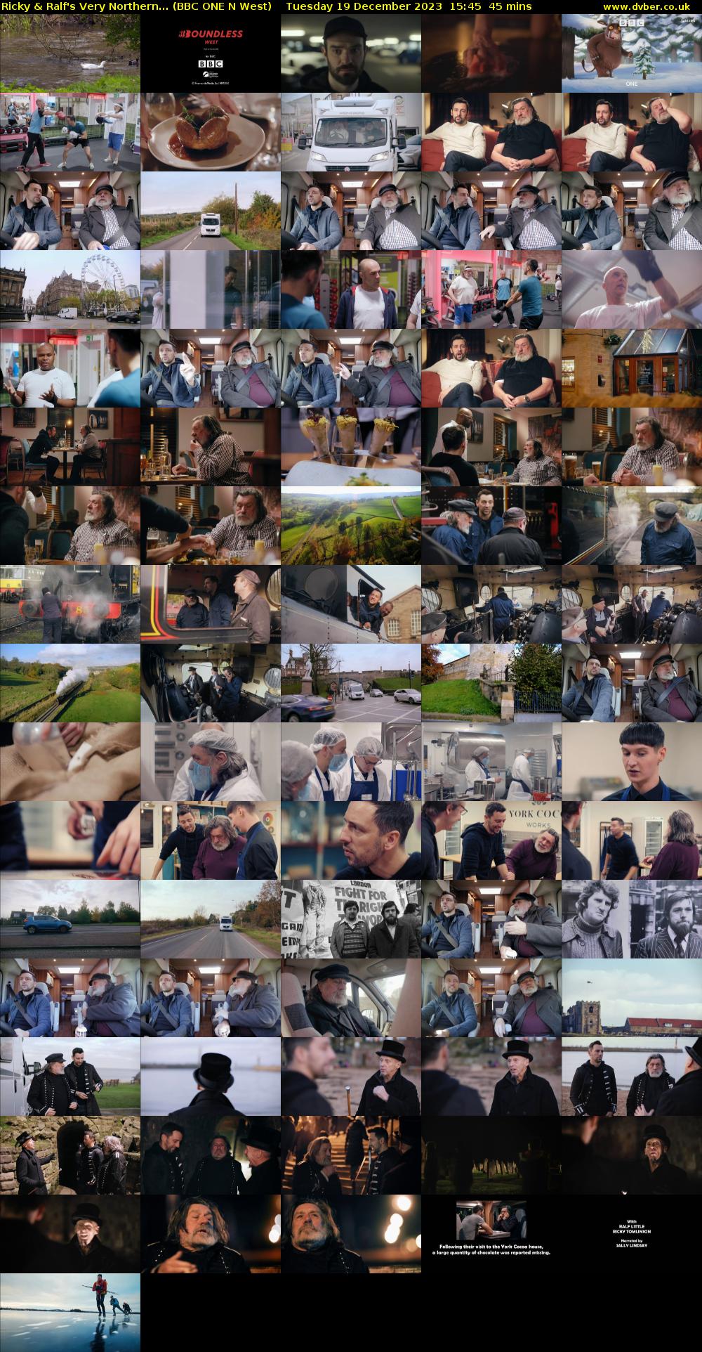 Ricky & Ralf's Very Northern... (BBC ONE N West) Tuesday 19 December 2023 15:45 - 16:30
