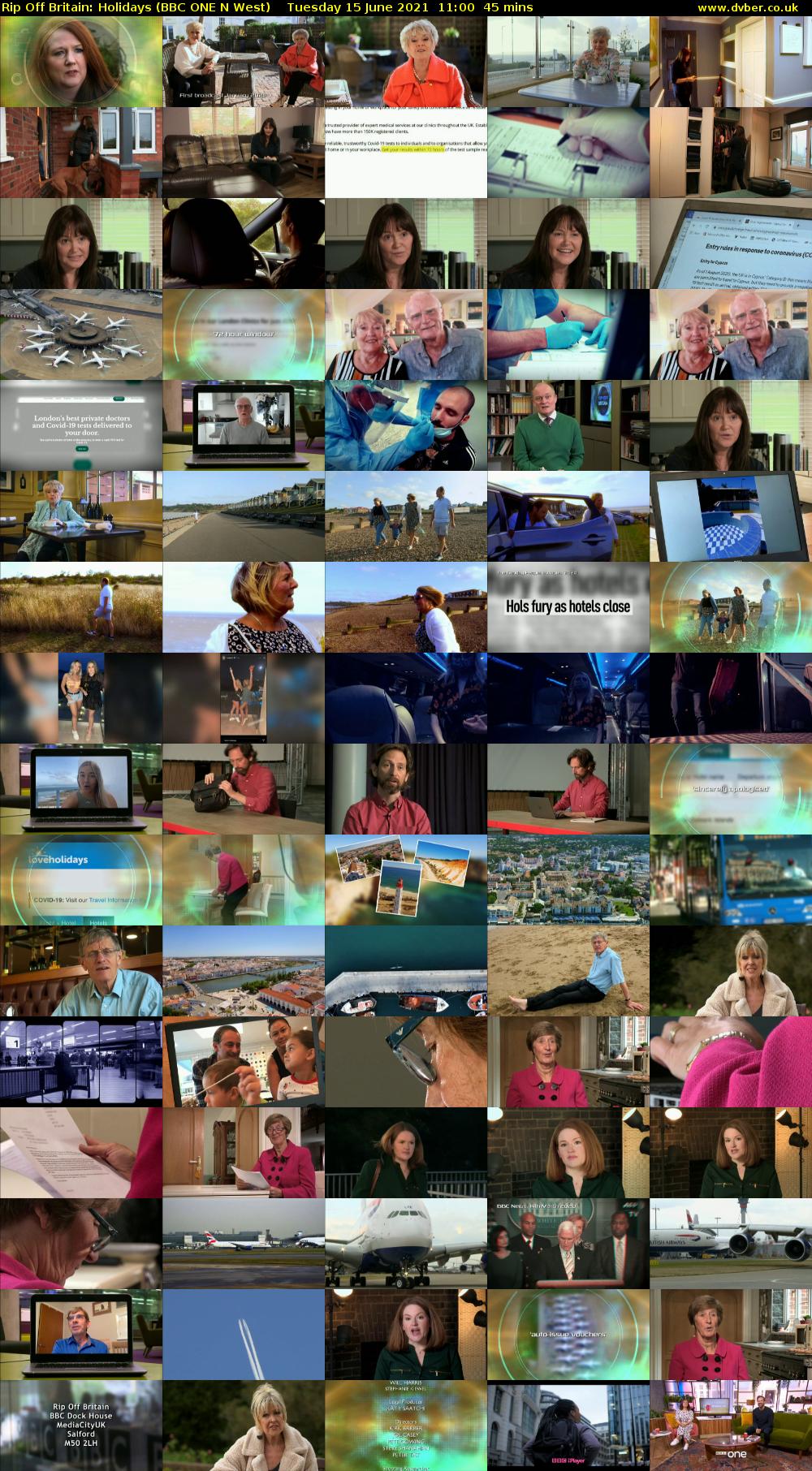 Rip Off Britain: Holidays (BBC ONE N West) Tuesday 15 June 2021 11:00 - 11:45