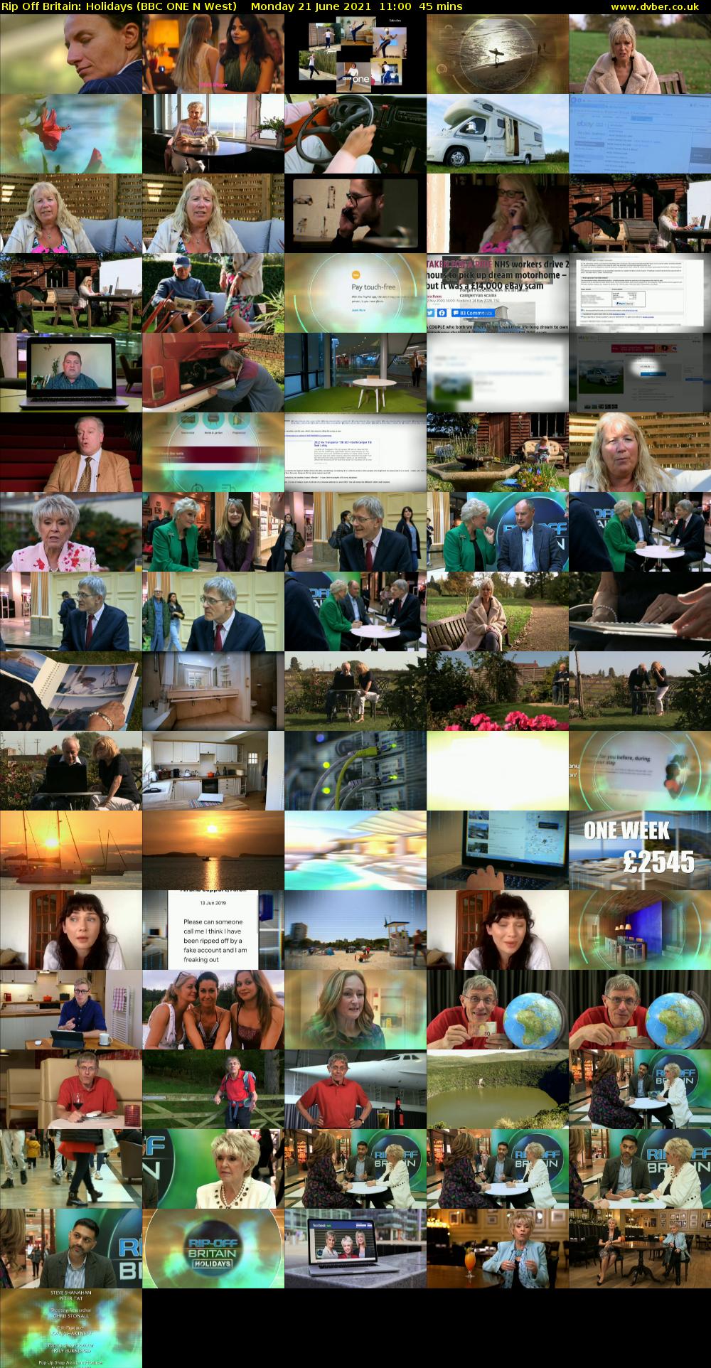 Rip Off Britain: Holidays (BBC ONE N West) Monday 21 June 2021 11:00 - 11:45