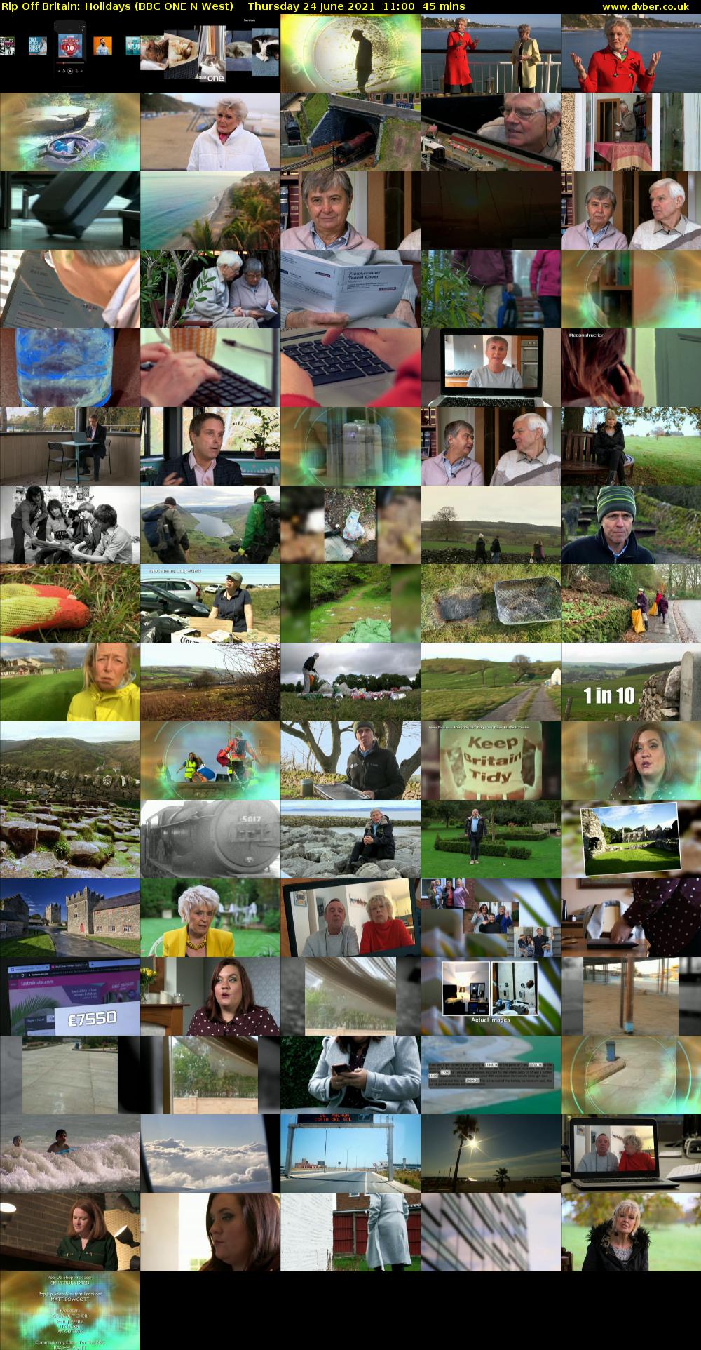 Rip Off Britain: Holidays (BBC ONE N West) Thursday 24 June 2021 11:00 - 11:45
