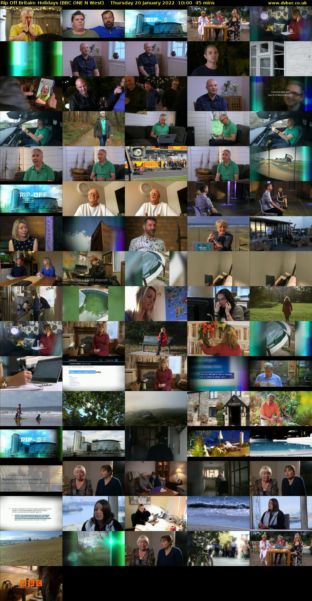 Rip Off Britain: Holidays (BBC ONE N West) Thursday 20 January 2022 10:00 - 10:45