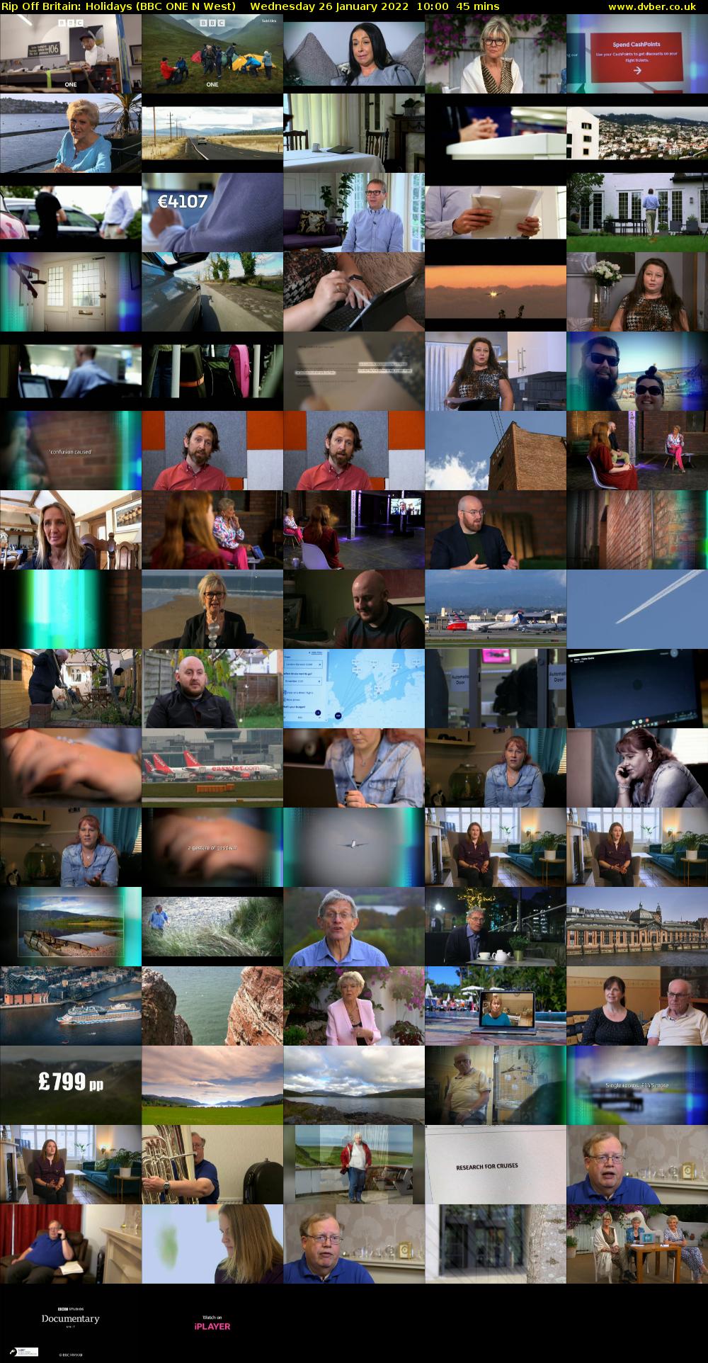 Rip Off Britain: Holidays (BBC ONE N West) Wednesday 26 January 2022 10:00 - 10:45
