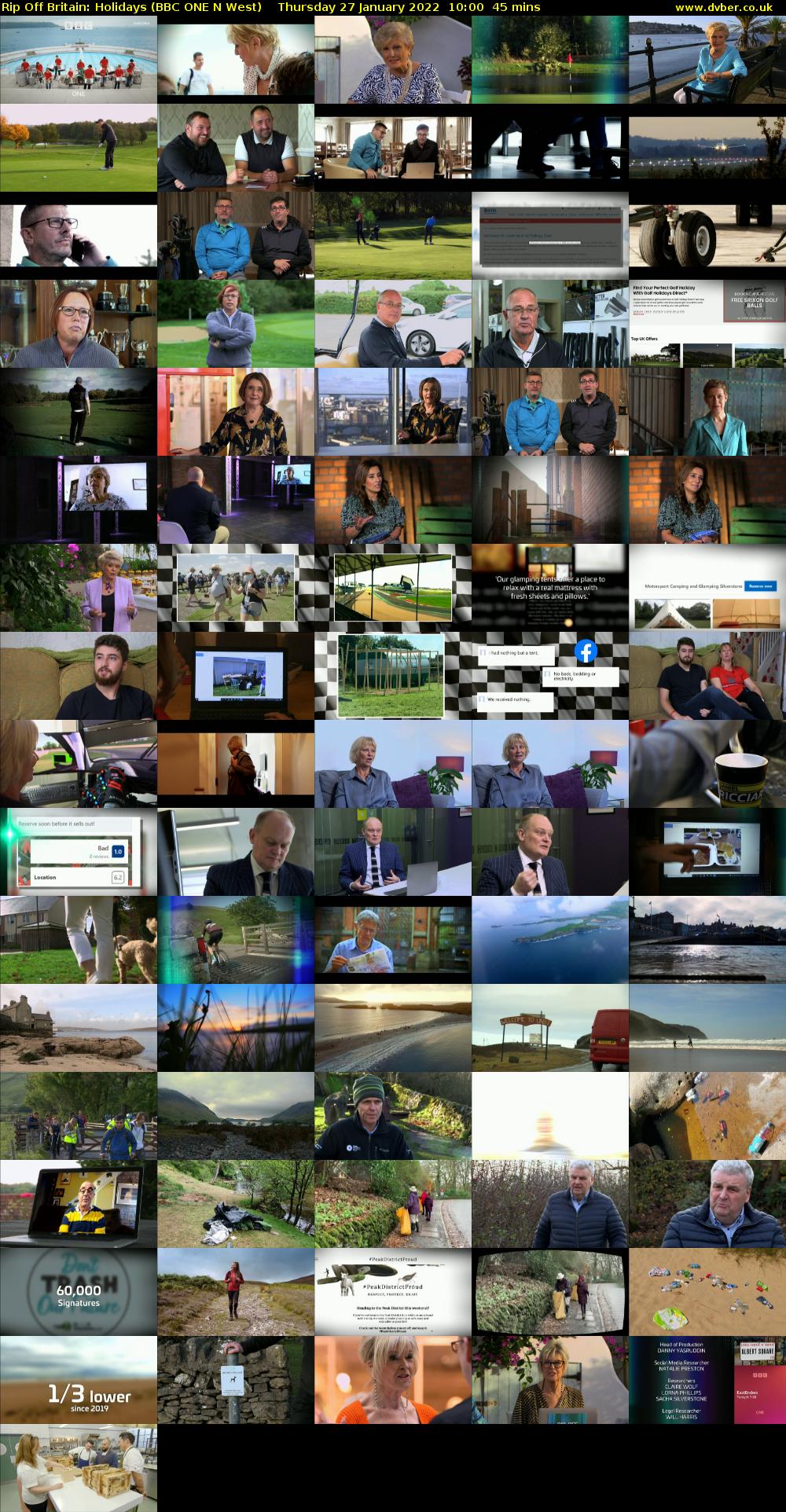Rip Off Britain: Holidays (BBC ONE N West) Thursday 27 January 2022 10:00 - 10:45