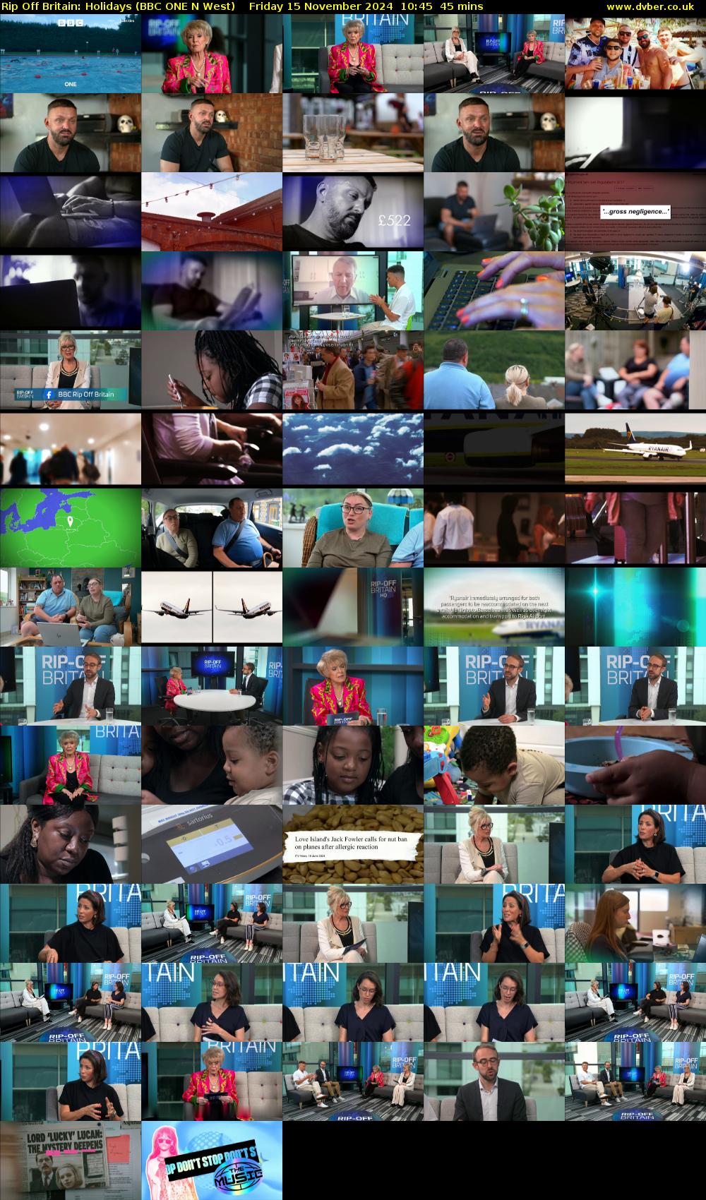 Rip Off Britain: Holidays (BBC ONE N West) Friday 15 November 2024 10:45 - 11:30