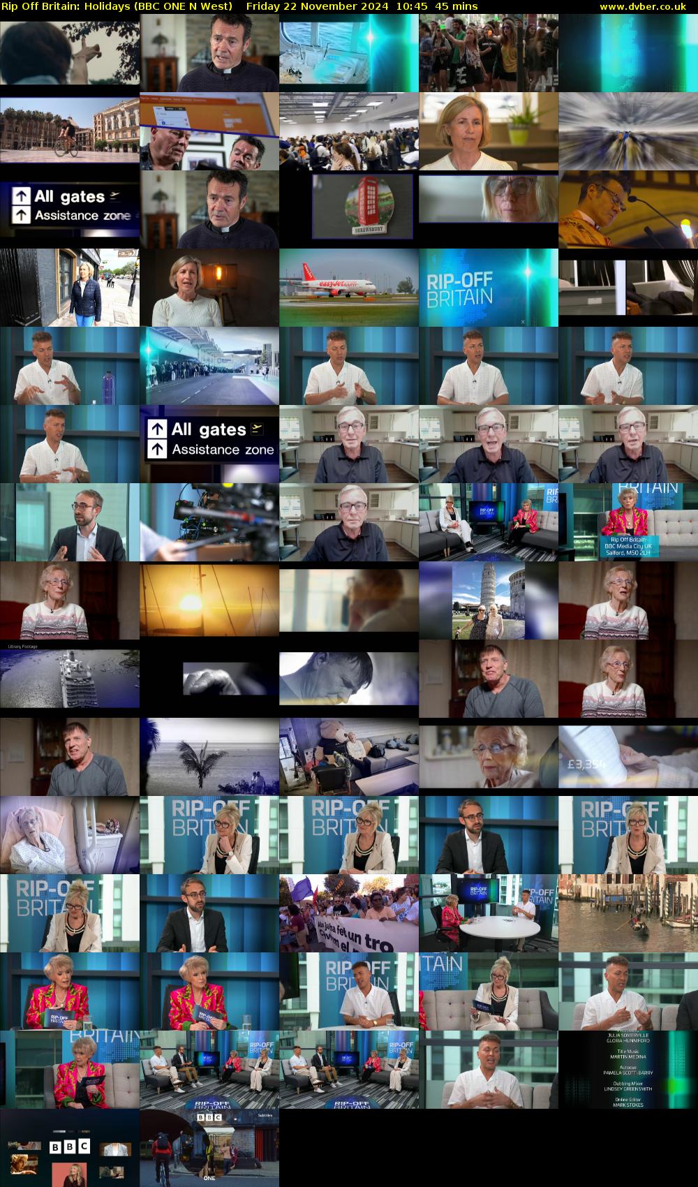 Rip Off Britain: Holidays (BBC ONE N West) Friday 22 November 2024 10:45 - 11:30