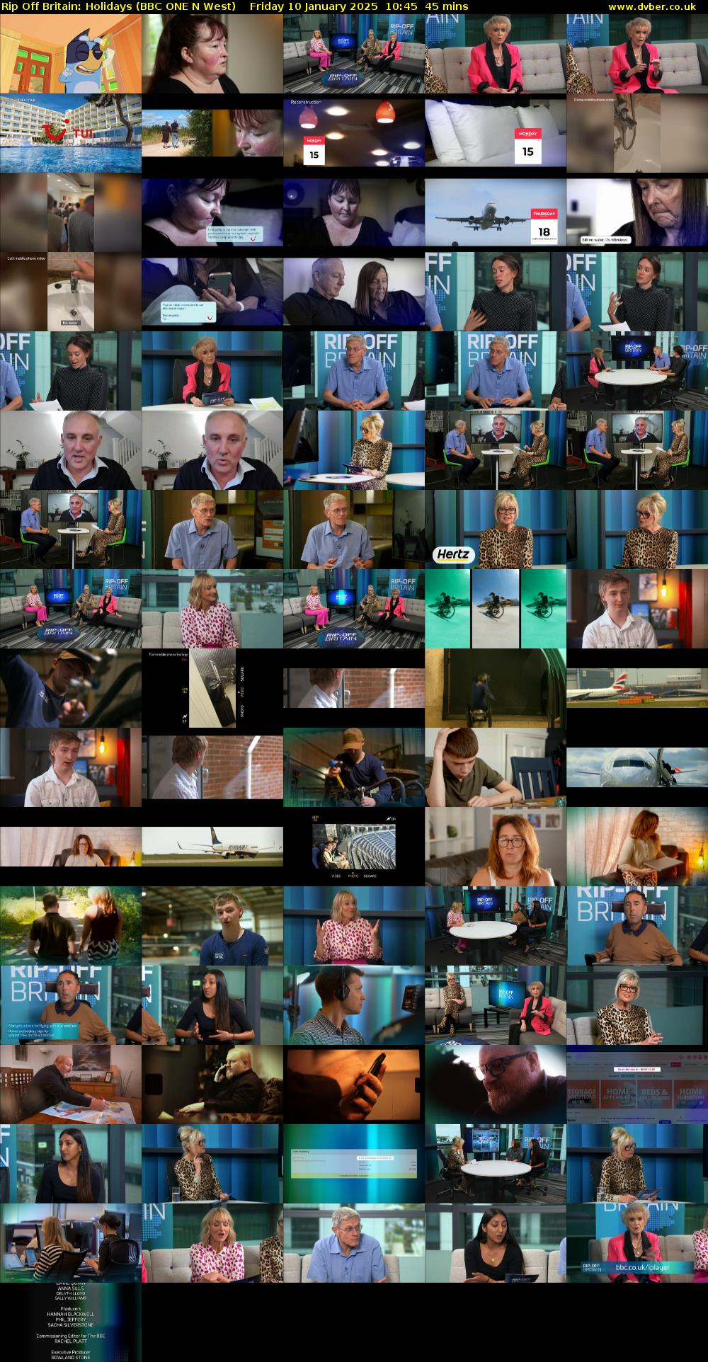 Rip Off Britain: Holidays (BBC ONE N West) Friday 10 January 2025 10:45 - 11:30