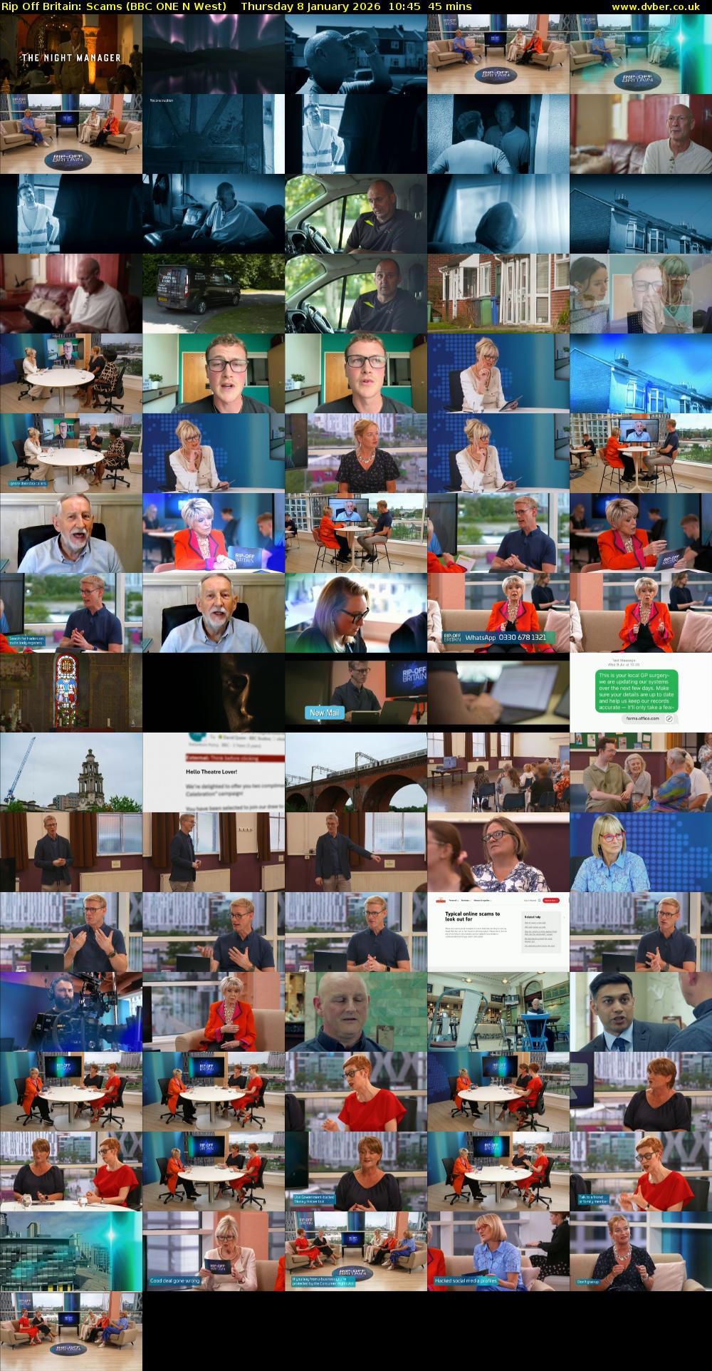 Rip Off Britain: Scams (BBC ONE N West) Thursday 8 January 2026 10:45 - 11:30