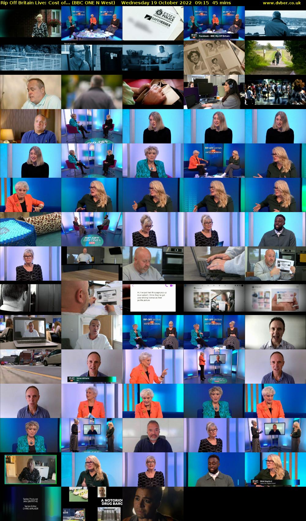 Rip Off Britain Live: Cost of... (BBC ONE N West) Wednesday 19 October 2022 09:15 - 10:00