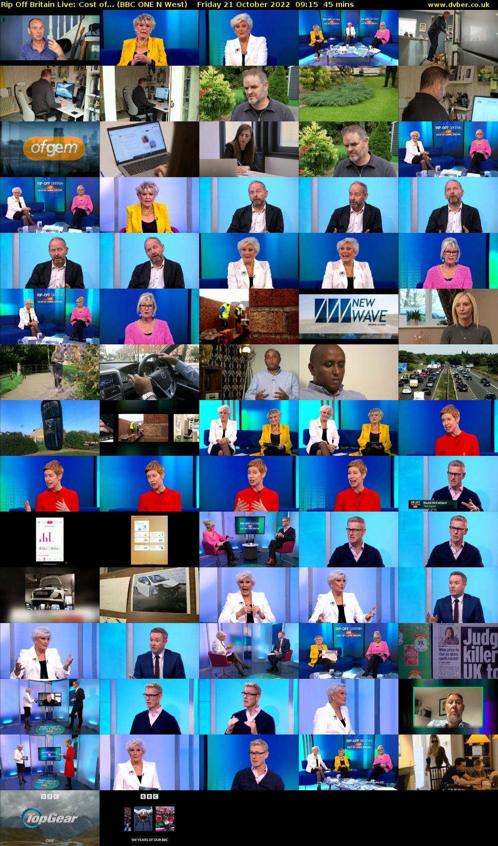 Rip Off Britain Live: Cost of... (BBC ONE N West) Friday 21 October 2022 09:15 - 10:00