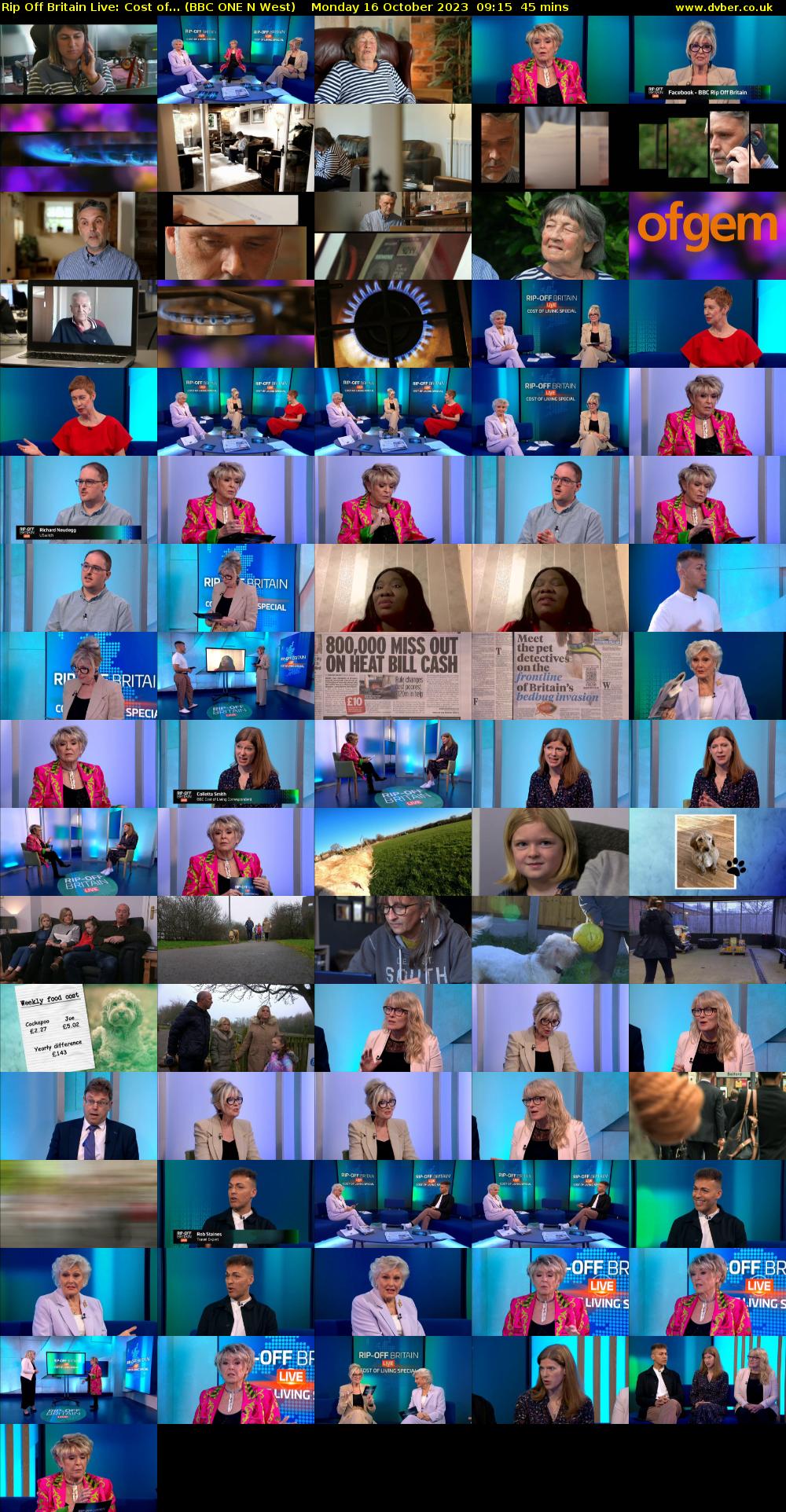 Rip Off Britain Live: Cost of... (BBC ONE N West) Monday 16 October 2023 09:15 - 10:00