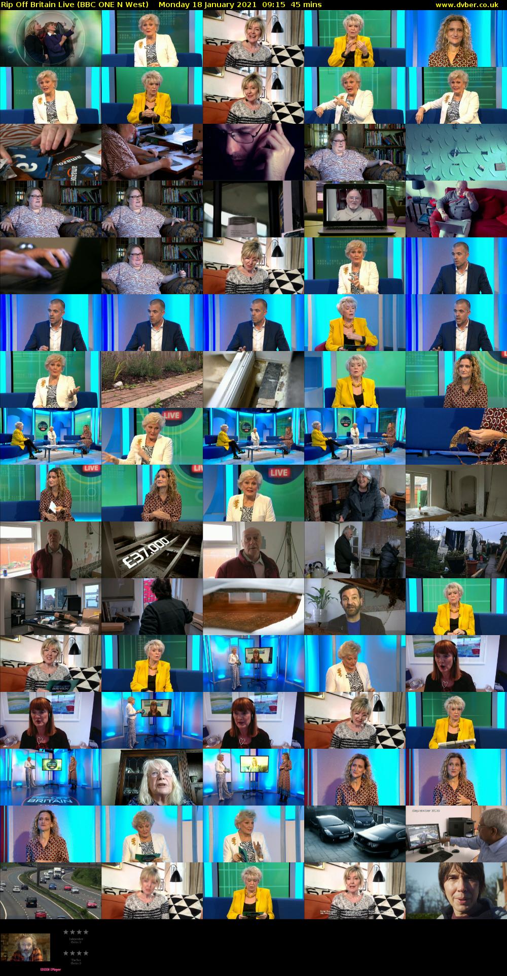 Rip Off Britain Live (BBC ONE N West) Monday 18 January 2021 09:15 - 10:00