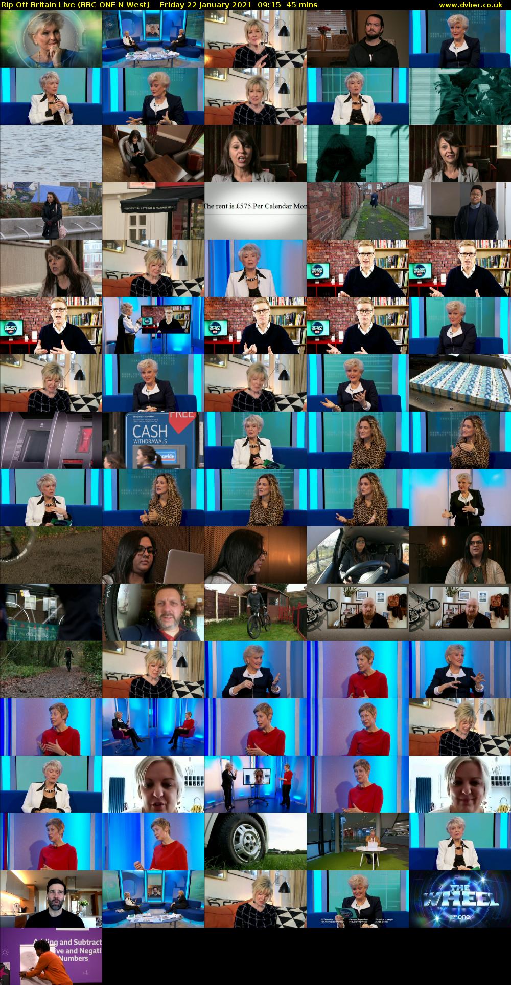 Rip Off Britain Live (BBC ONE N West) Friday 22 January 2021 09:15 - 10:00