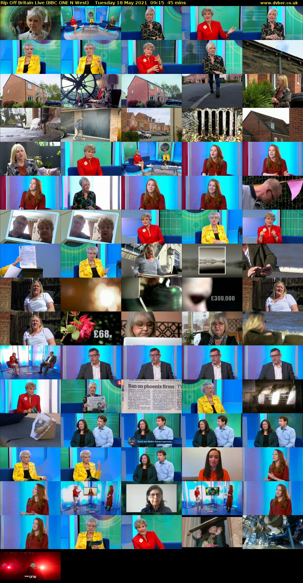 Rip Off Britain Live (BBC ONE N West) Tuesday 18 May 2021 09:15 - 10:00