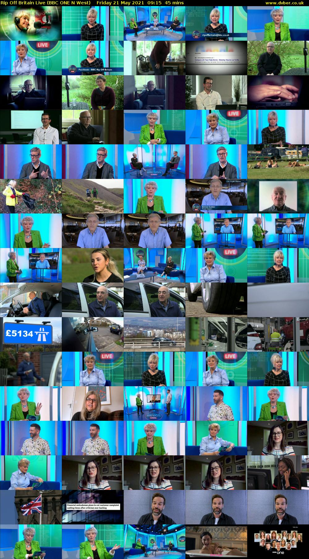 Rip Off Britain Live (BBC ONE N West) Friday 21 May 2021 09:15 - 10:00