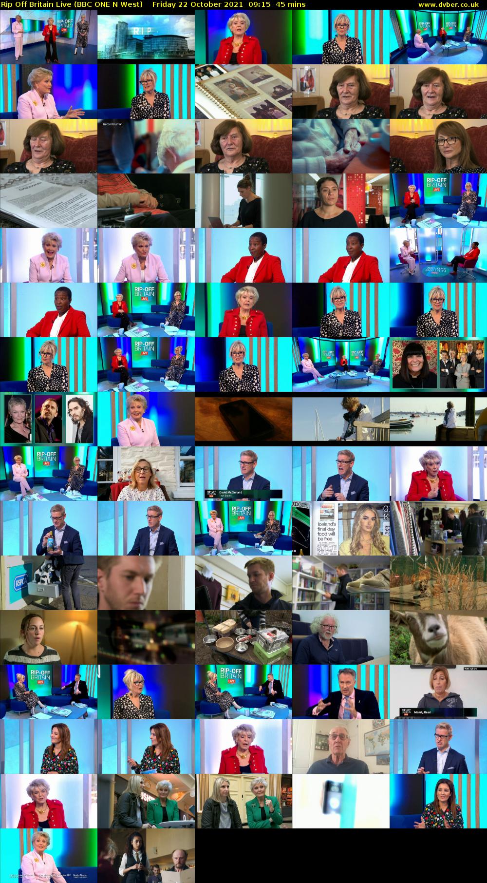 Rip Off Britain Live (BBC ONE N West) Friday 22 October 2021 09:15 - 10:00