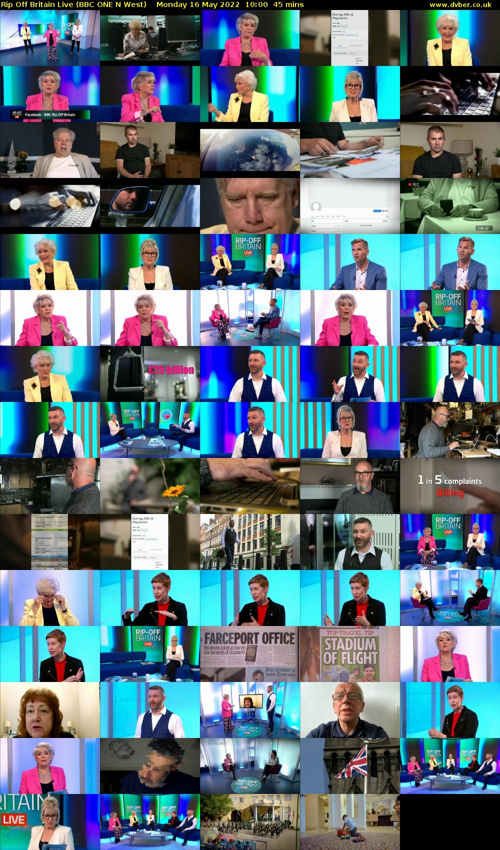 Rip Off Britain Live (BBC ONE N West) Monday 16 May 2022 10:00 - 10:45