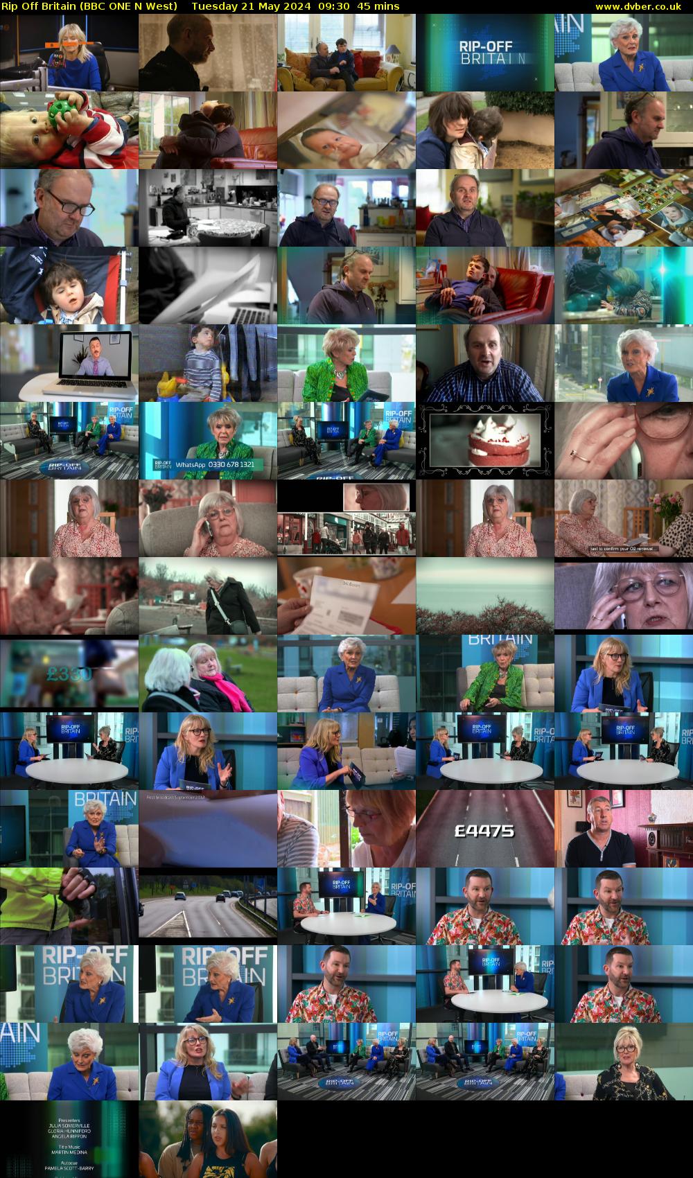Rip Off Britain (BBC ONE N West) Tuesday 21 May 2024 09:30 - 10:15